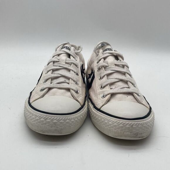 Mens Size 9 Converse Star Player Ox Reverse Terry 264476f White Sneakers Shoes - Picture 2 of 10